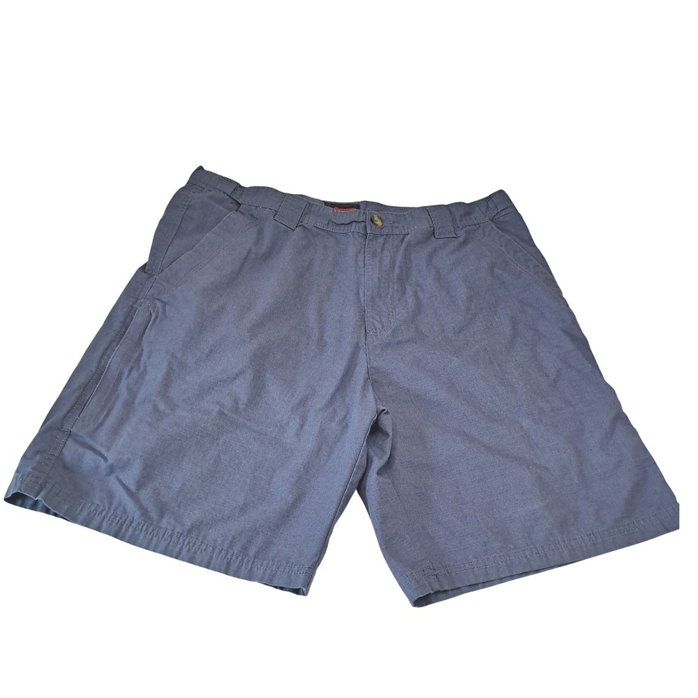 Architect Chino Shorts‎ Mens 36 Navy Blue 100% Cotton Ripstop Utility Casual